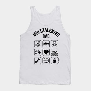 Multitalented Dad (9 Icons) Tank Top